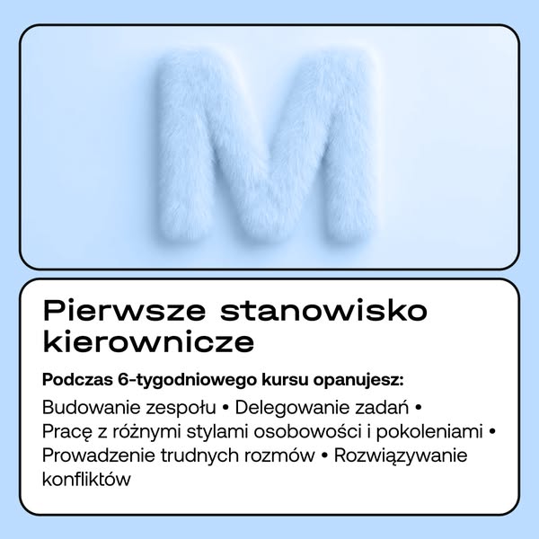Zostań managerem