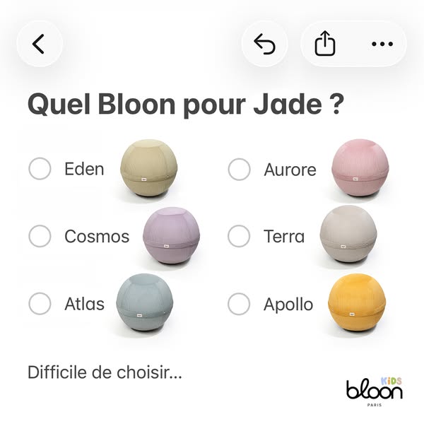 Bloon Kids — bouger assis, c'est permis.