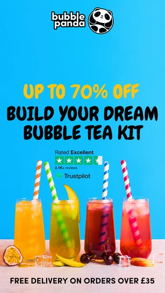 Up to 70% Off Premium Boba Kits!
