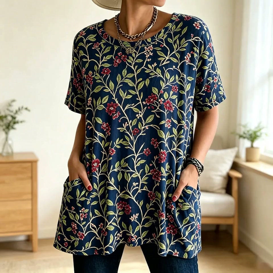 Ultra-Flattering Tummy Coverage Tunic (S-5XL)
