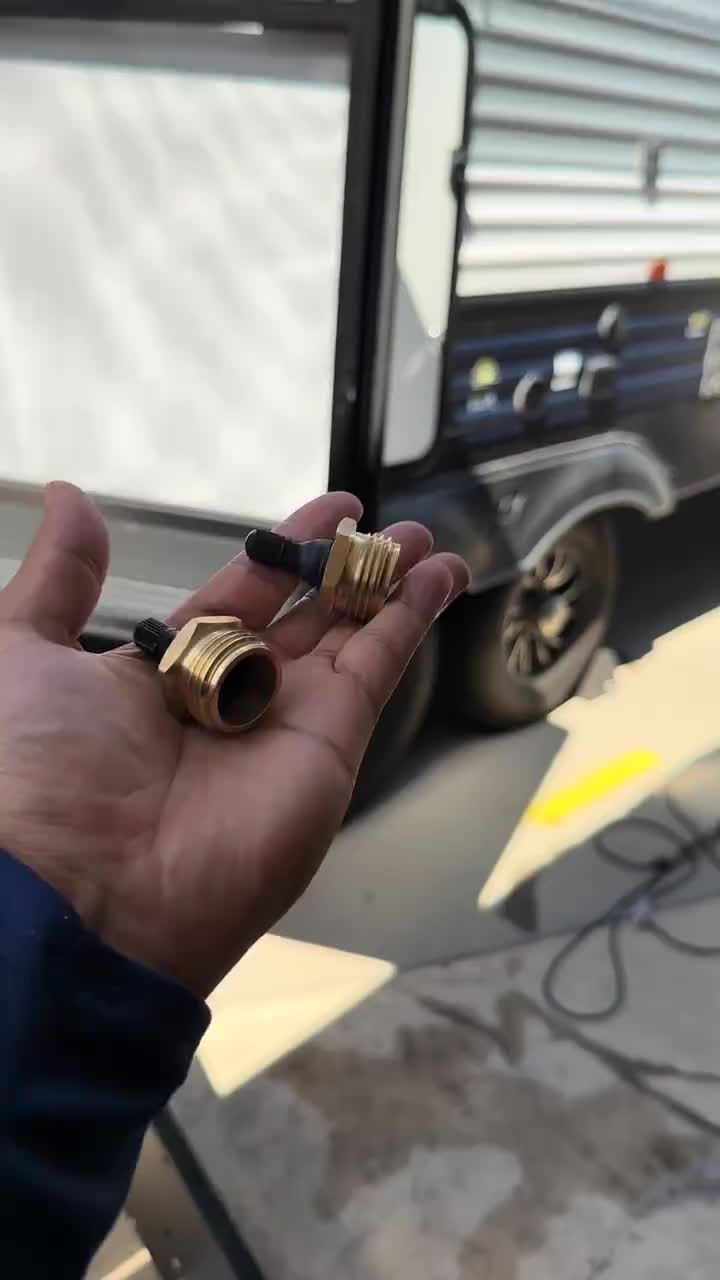 Brass RV Winterize Blowout Plug Adapter