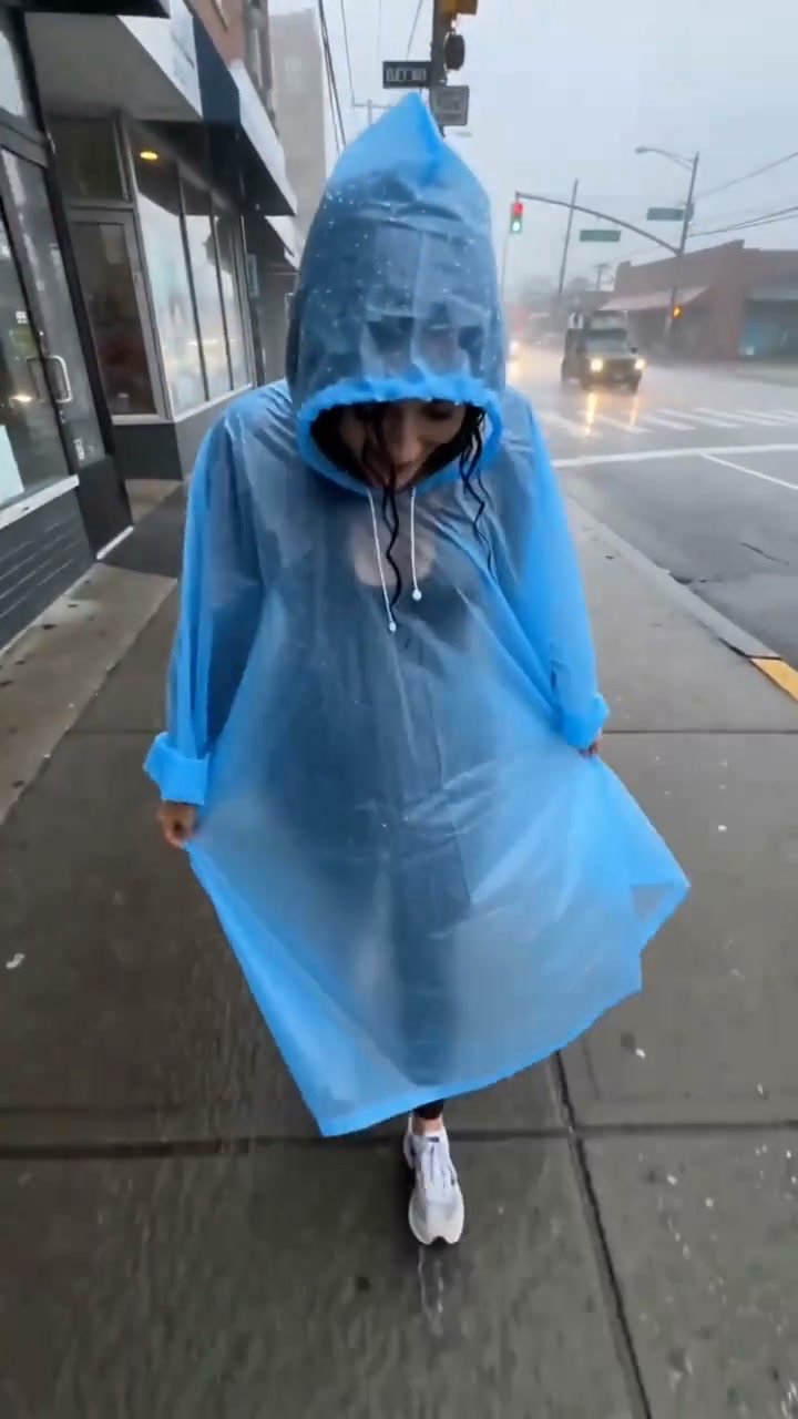 Pocket-Size Disposable Raincoat for Unexpected Showers