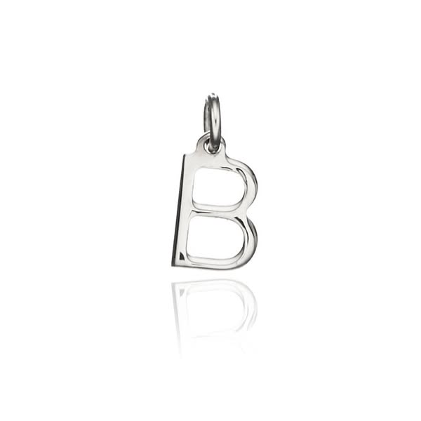 Silver Individual Initial Charm