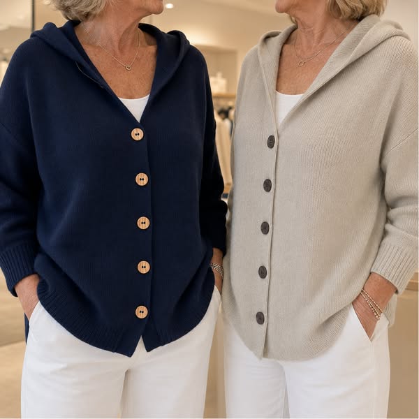 Knitted Hooded Cardigan — Summer Sale, 60% Off