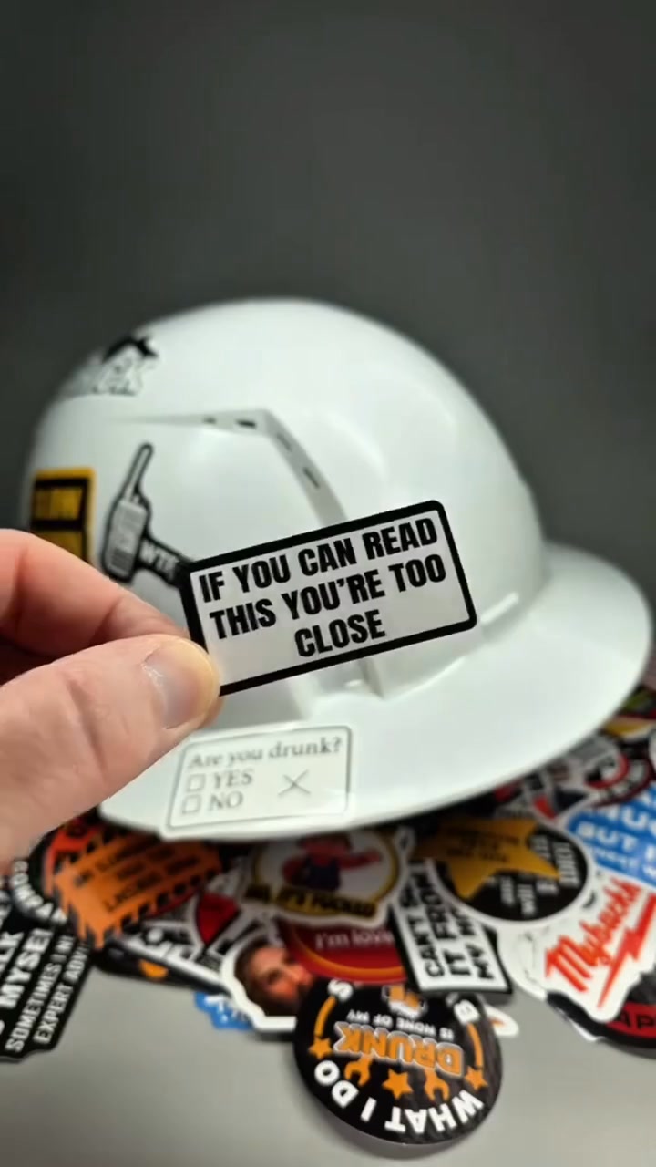 150Pcs Blue Collar Funny Stickers