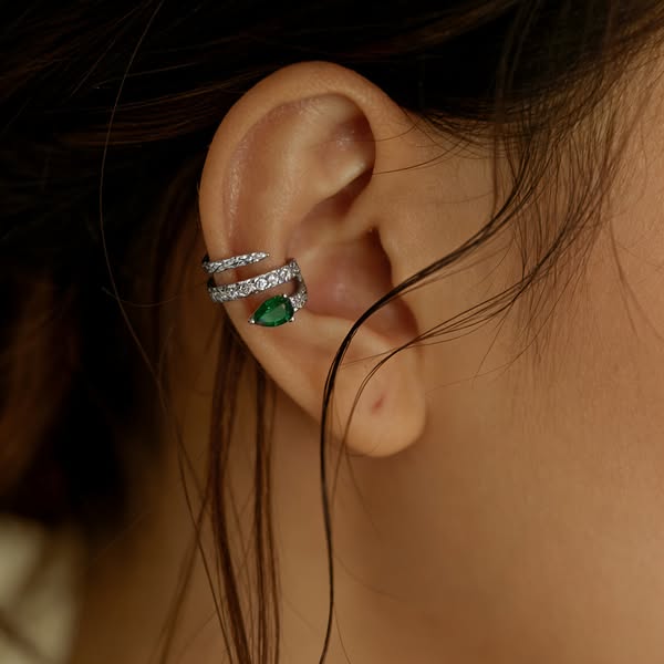 Serpent Charm Ear Cuf