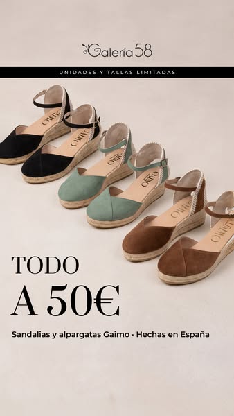Últimas tallas disponibles