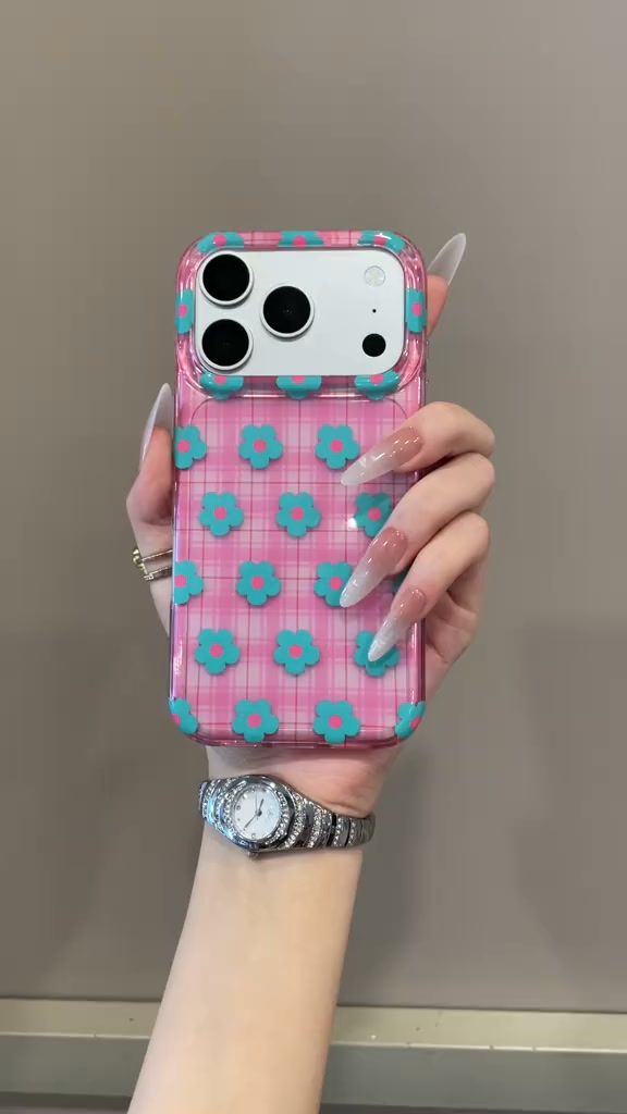 Retro Plaid Meets Flower Power
