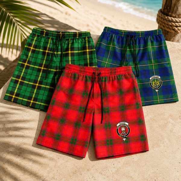 ScotsPrint’s Tartan Men’s Beach Shorts