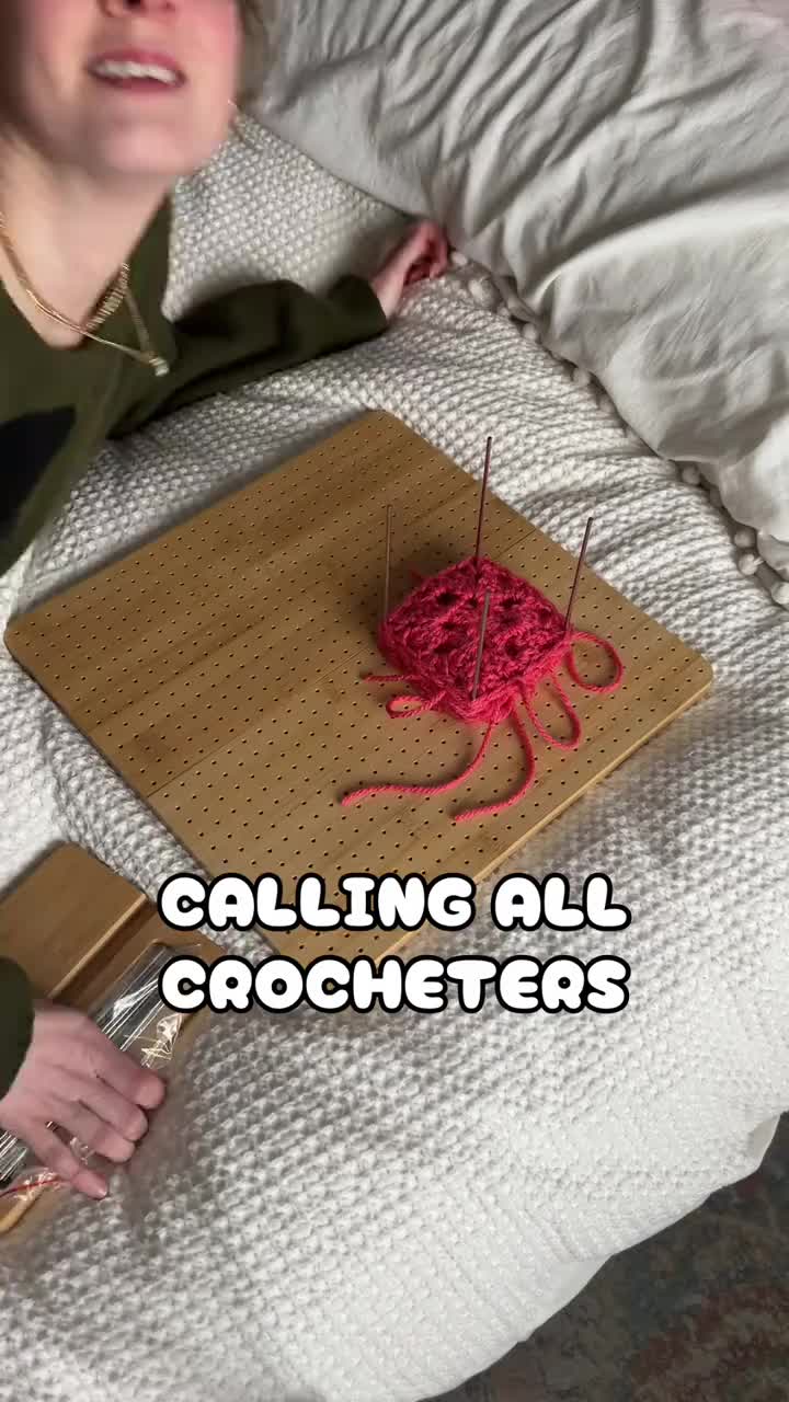 Bamboo Crochet Blocking Board With Pins News