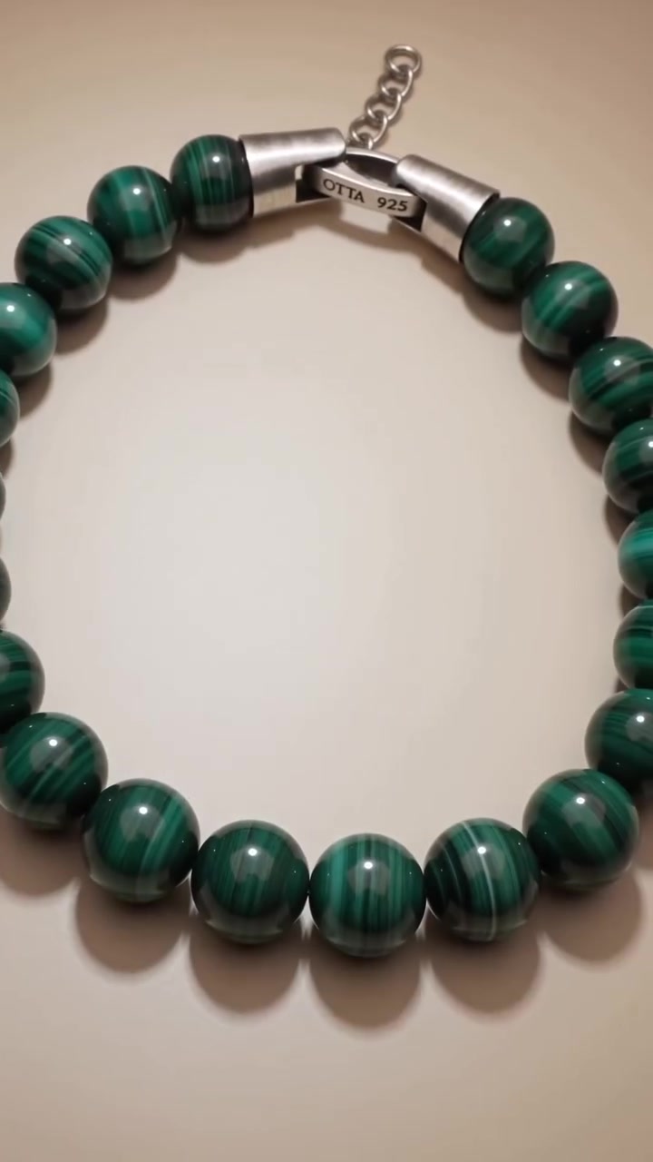 Kralenarmband met malachiet
