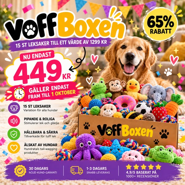 15 leksaker - 449 kr!