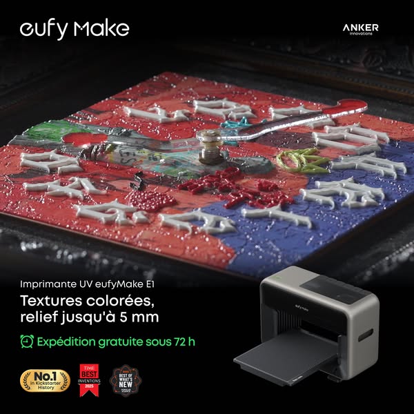 Imprimante UV eufyMake E1 : Complétez votre studio de création
