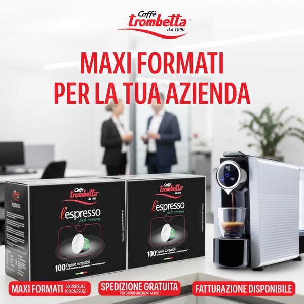 Fai scorta di caffè per la tua azienda