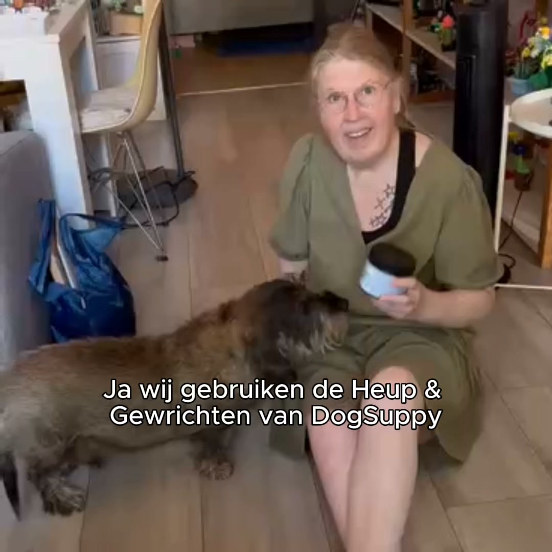 100% natuurlijke ondersteuning voor de Heup & Gewrichten van je hond.