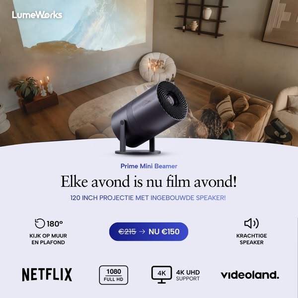 De beste budgetbeamer | NU 30% launch korting!