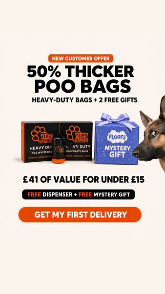 Dog Poo Bags, Bio-Recycled Heavy Duty – Tuff Pets