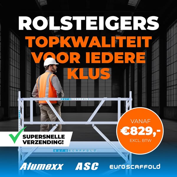 Rolsteigers voor iedere werkhoogte