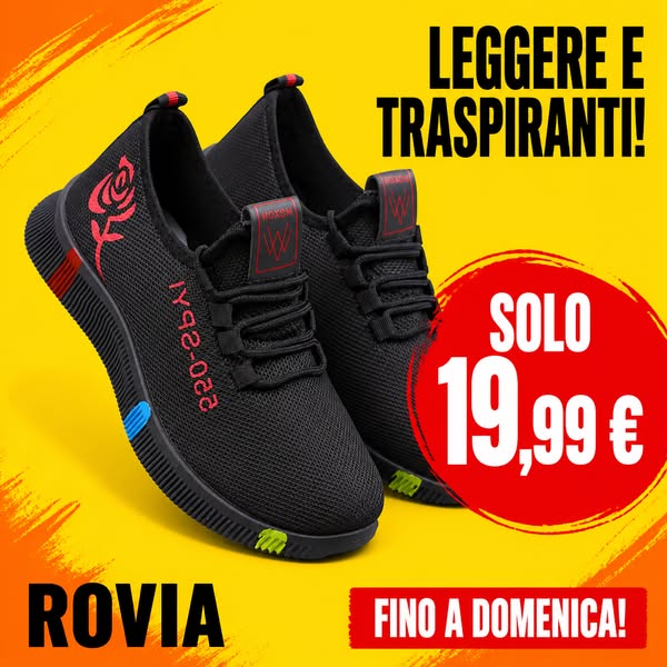 Sneakers donna leggere e traspiranti