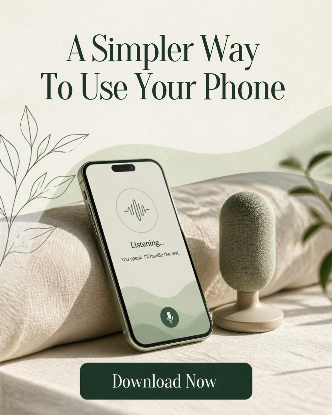 Control Your Phone Using Just Your Voice