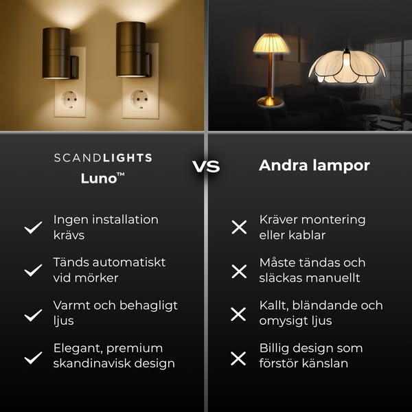 Från mörkt till harmoniskt på ett ögonblick