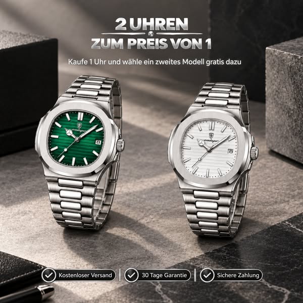 2 Uhren. 1 Preis.