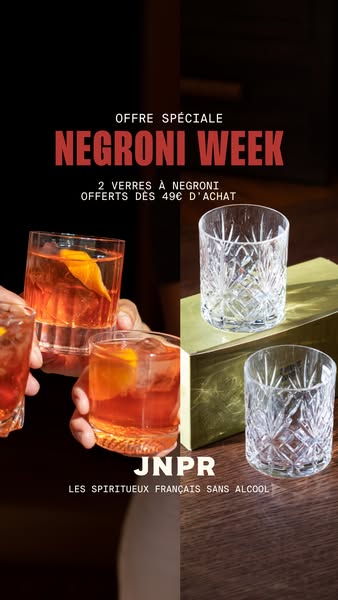 Offre spéciale: 2 verres à Negroni OFFERTS