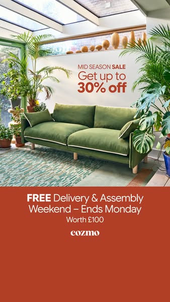 Free delivery & assembly this weekend