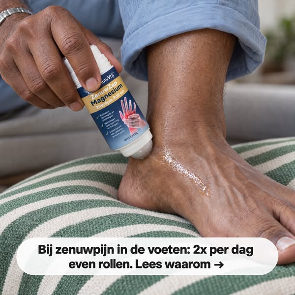 Zenuwpijn in voeten: 2x per dag rollen