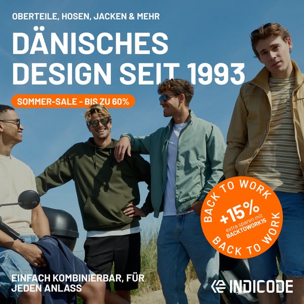 INDICODE – Dänische Herrenmode