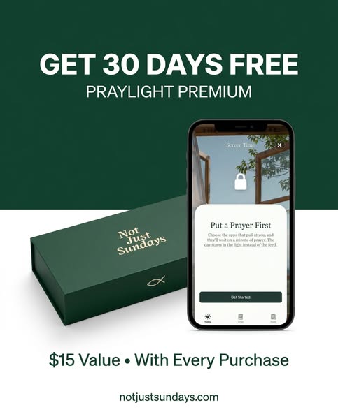 Up to 25% Off + 30 Days of Praylight Premium FREE