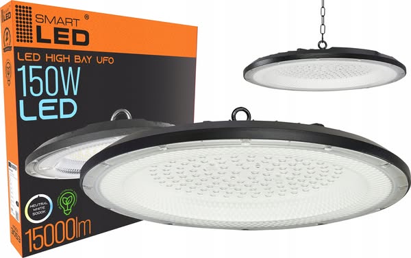 Lampa LED przemysłowa halogen UFO 150W 15000lm
