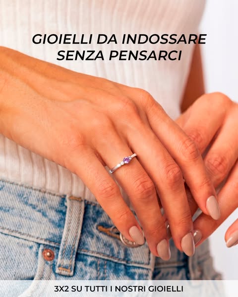 Anello multicolore