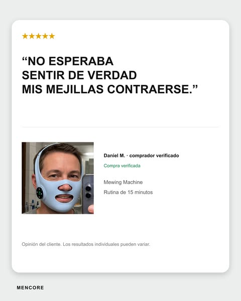 Mewing Machine | EMS mask for a more defined jaw