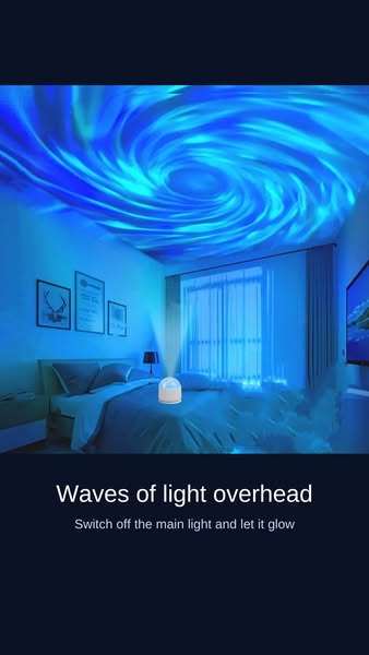 Waves of light overhead