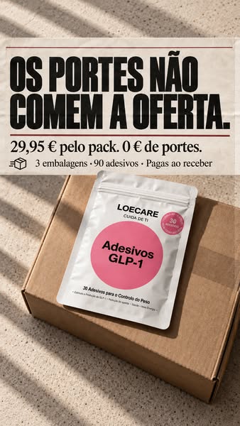 A oferta chega sem portes
