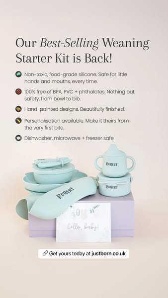 Personalised Baby Weaning Sets