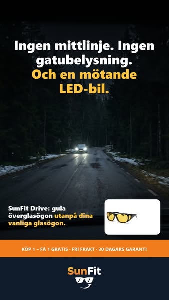Glasögon för mörkerkörning