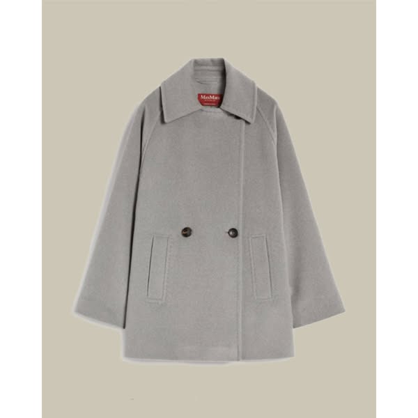 Max Mara Ariano Double-Breasted Wool Peacoat