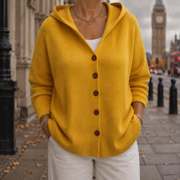 Knitted Hooded Cardigan — Summer Sale, 60% Off