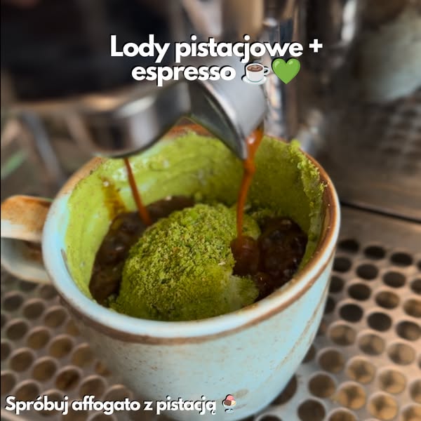 Pistachio Box — Affogato z Pistacją