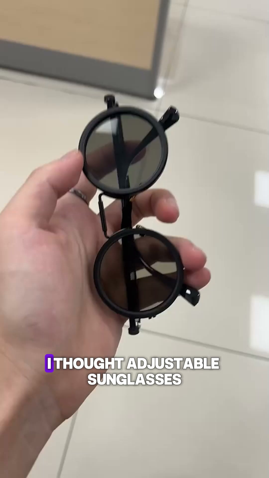 FlexVision™ | Adjustable Black Sunglasses