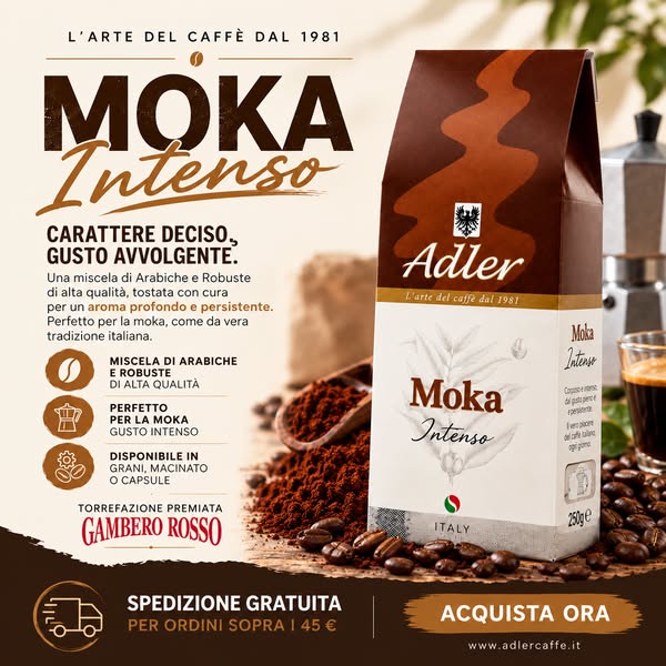 Moka Intenso | Il caffè per chi lo ama deciso