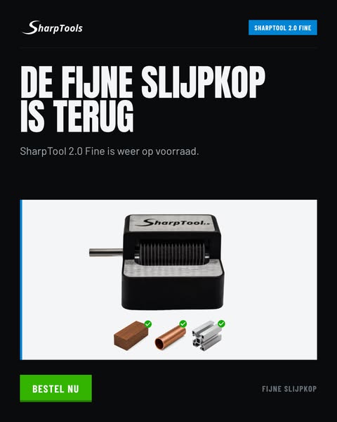 Bladenslijper SharpTool 2.0
