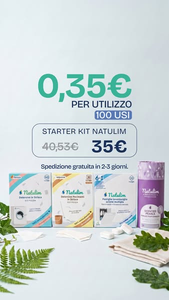 Starter Kit: 100 utilizzi a 0,35€