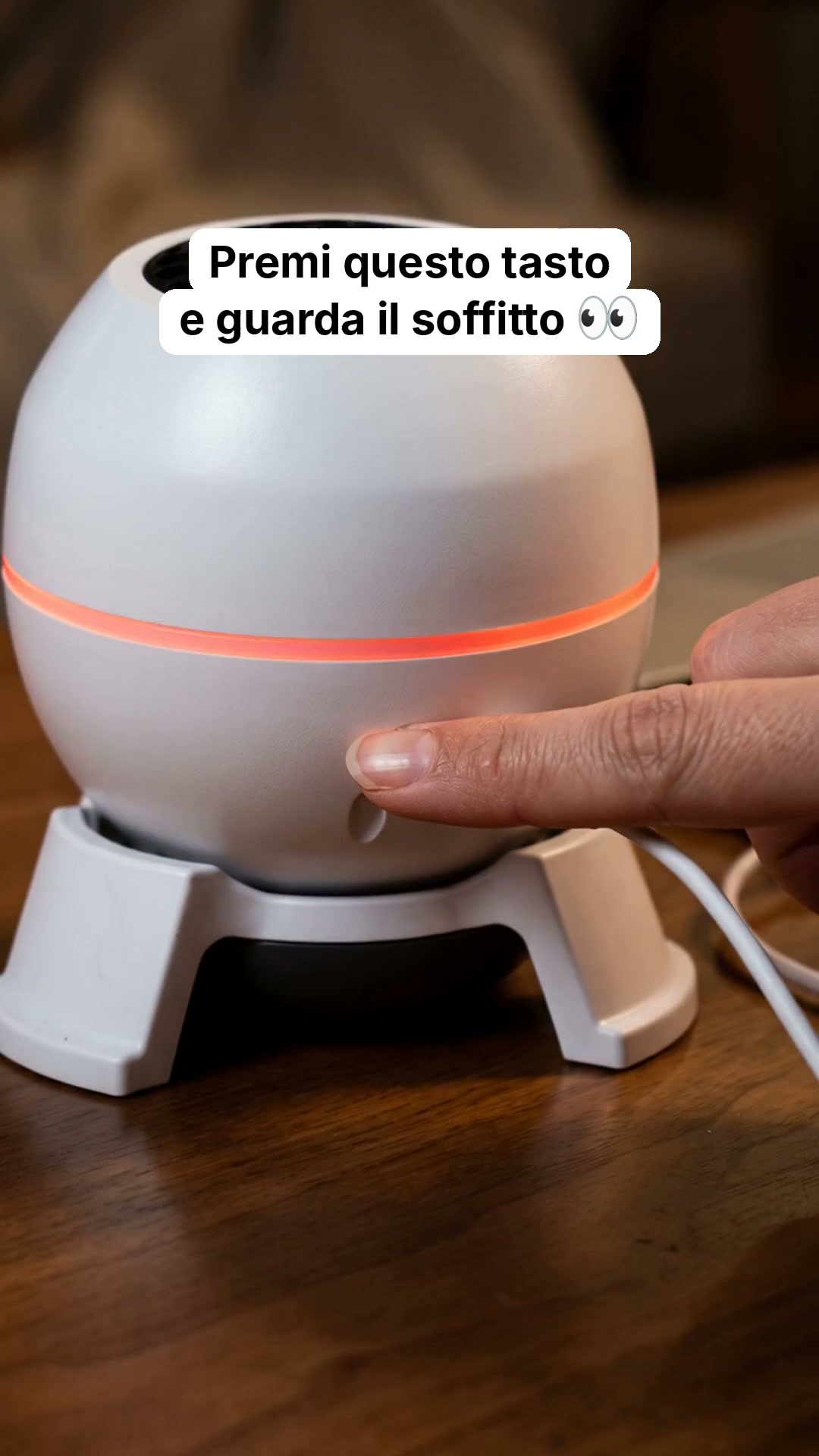 Il soffitto diventa un cielo di Natale