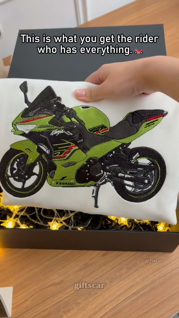 Their motorcycle. Their hoodie. The perfect Christmas gift.
