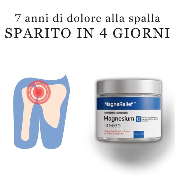 Il miglior minerale contro i dolori alla spalla?