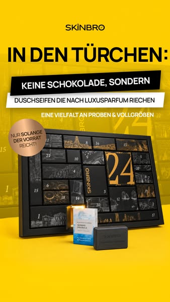 Jeden Tag eine neue Überraschung - sichere dir jetzt deinen SKINBRO Adventskalender!