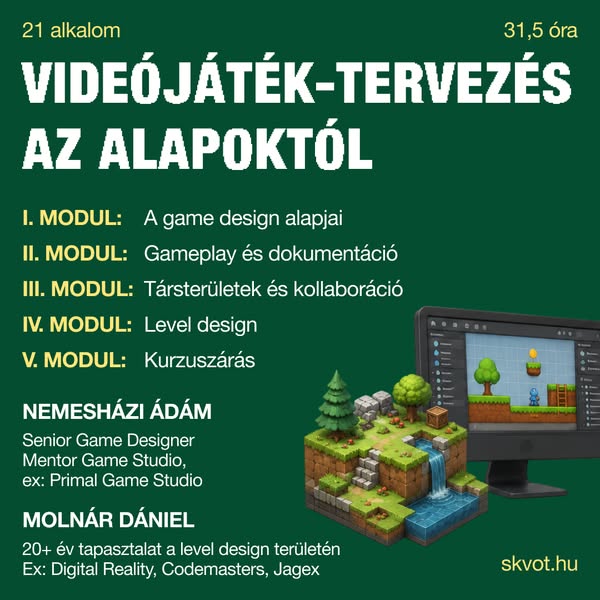 Tervezd meg a saját videójátékod!